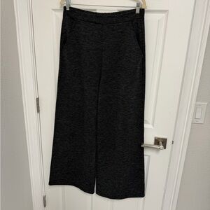 Banana Republic Dark Gray Wide-Leg Pants